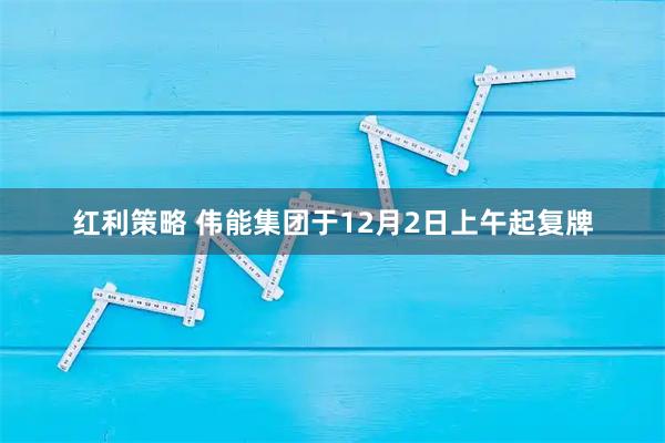 红利策略 伟能集团于12月2日上午起复牌