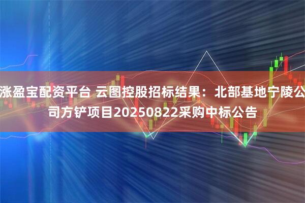 涨盈宝配资平台 云图控股招标结果：北部基地宁陵公司方铲项目20250822采购中标公告